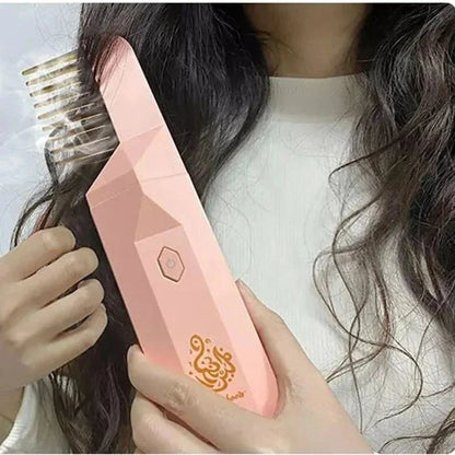 Pink 2-In-1 Hair Diffuser &amp; Aromatherapy Comb