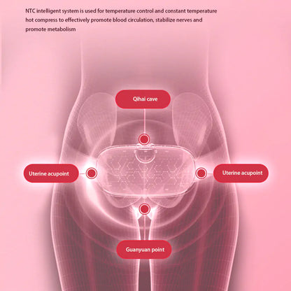 3d view of Abdominal Massage Belt on a human body