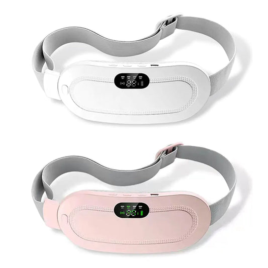 Showing white and blush Abdominal Massage Belt