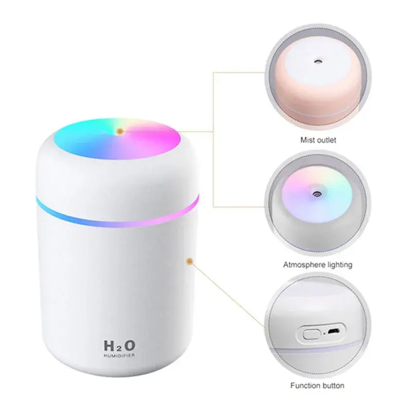 Portable Air Humidifier with Essential Oils