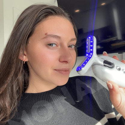 While using a Portable Face Massager for Skin Care