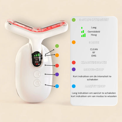 led screen and function Portable Face Massager for Skin Care