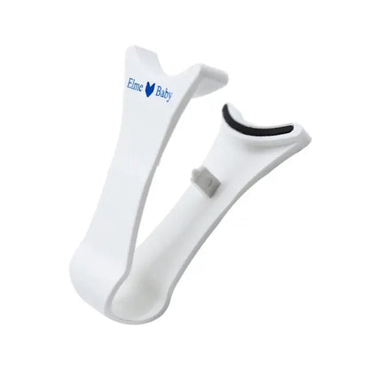 white clip applicator with elme baby logo