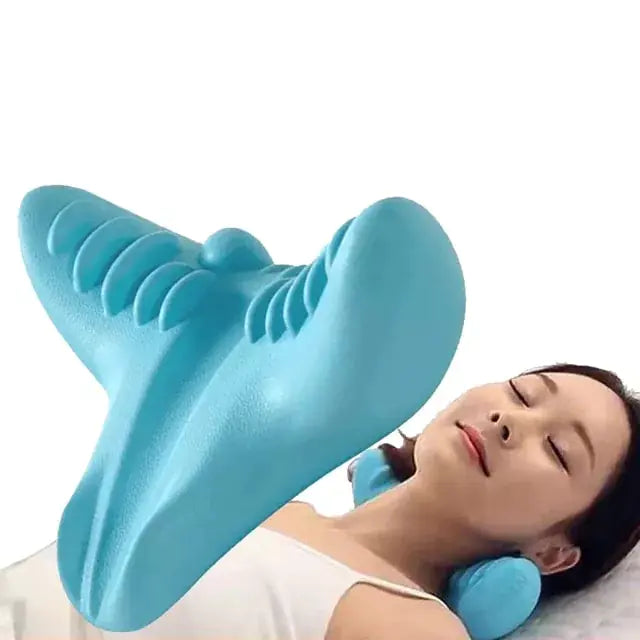 showing the front view of chiropractic massage pillow